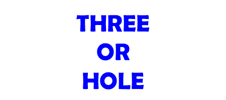 Three or Hole Logo